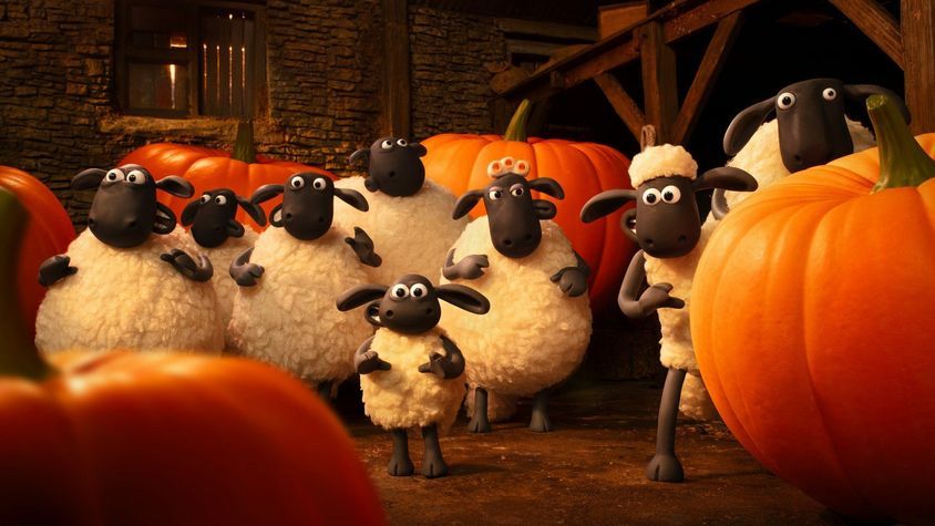 Shaun the Sheep The Beast of Mossy Bottom Stills Press Photos 7949x4471 STS BEAST PS 070 00300 Flock And Growing Pumpkins jpg large