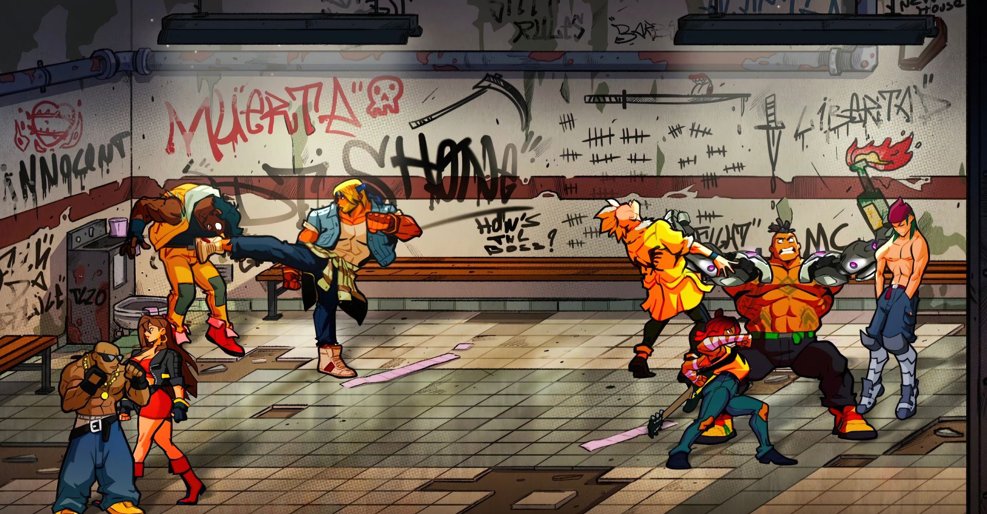 Streets of Rage 4 - Visuel 01 - Quai10